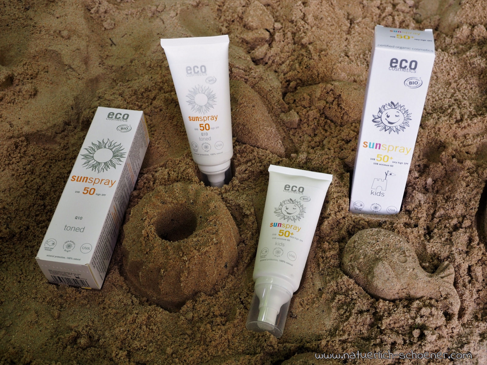 Eco Cosmetics Naturkosmetik Sonnenspray 50+